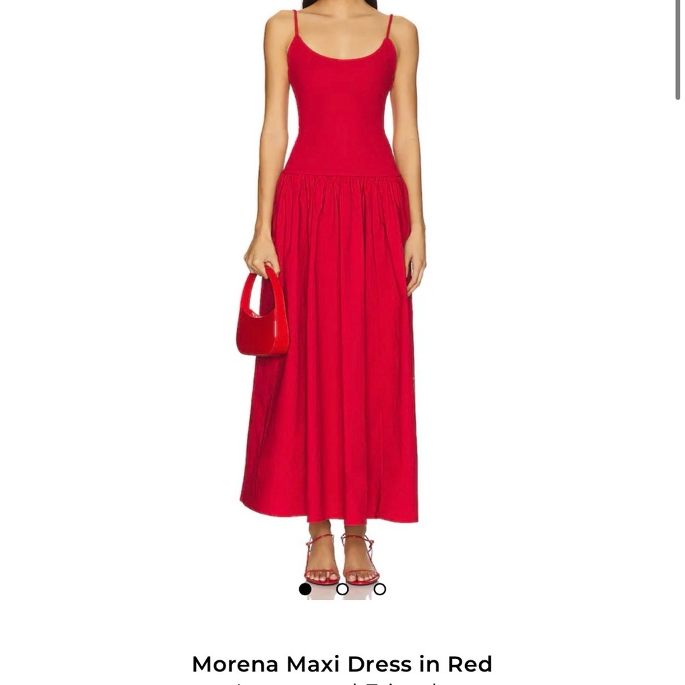 Lovers + Friends Morena Maxi Dress in Red